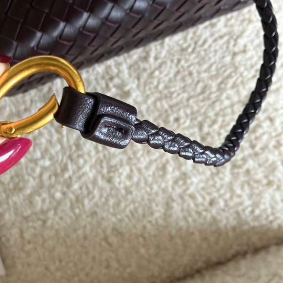 Top handle and shoulder woven bag - Picture 6 of 9